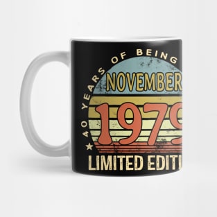 Born November 1979 40th Birthday Gifts Mug